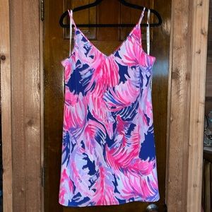 NWOT Lilly Pulitzer silk dress. Size large